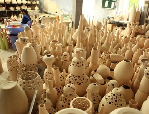 Bat Trang ceramic and pottery village in Hanoi