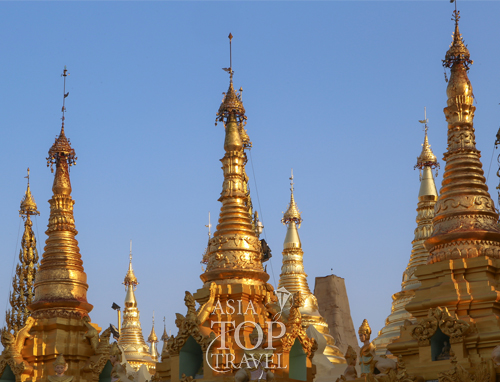 Golden Pagoda in Yangon