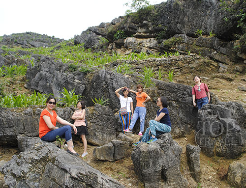 ATT team visited Dong Van rock plateau