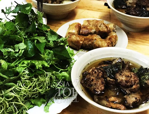 Hanoi Bun Cha popular dish